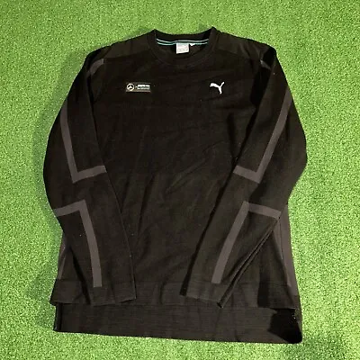 PUMA Mercedes AMG Petronas Motorsport Pullover Sweatshirt - Mens XXL - Black • $40.61