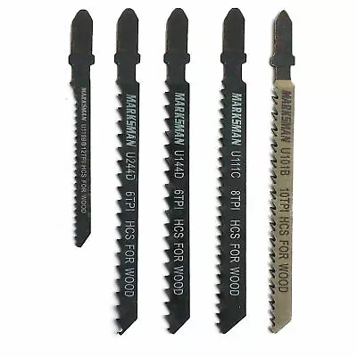 5 X JJB Jigsaw Blades Wood T144D Fit Bosch Dewalt Hitachi Makita Ryobi T Shank • £2.68