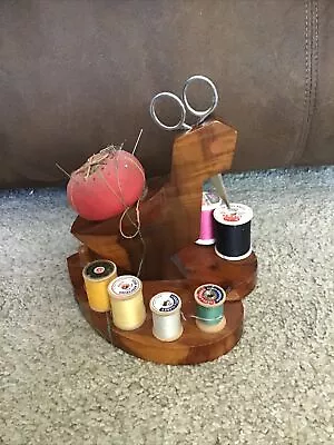 Bird Sewing Tool Holder Handmade For Spools Of Vintage Thread Scissors • $60