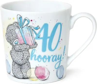 Me To You Tatty Teddy Bear Hooray 40TH Birthday Mug Set Ceramic Cup Love Present • £9.99