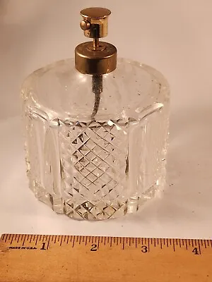 Vintage Cut Crystal Perfume Atomizer Bottle • $10