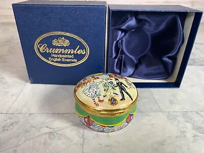 $9.99 • Buy Crummles Trinket Pill Box Circus Performers Clowns And Ringmaster