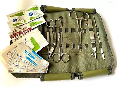 Advanced Surgical Suture Kit First Aid Medical Travel Trauma Pack 17 Pieces • $19.99