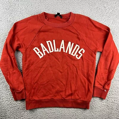 J Crew Badlands Crewneck Sweatshirt Womens Size Small Orange J7867 • $11.63