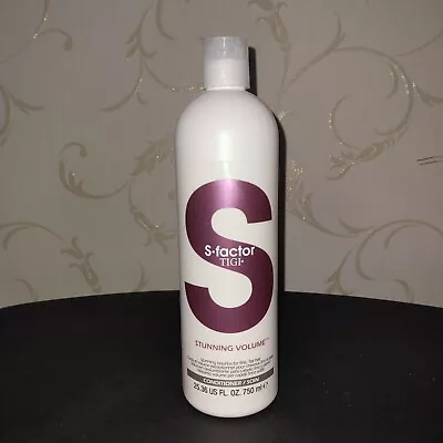 S Factor By Tigi Stunning Volume Conditioner For Fine Flat Hair 750 Ml • £9.99