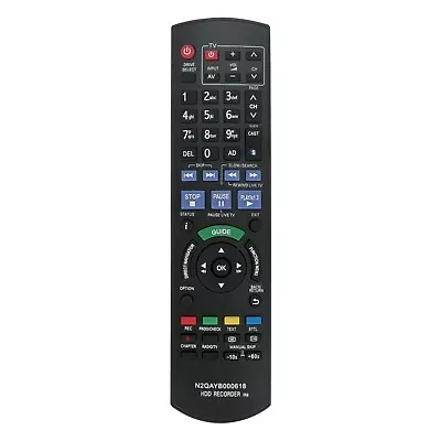 N2QAYB000618 Replace Remote Control Fit For Panasonic HDD DVD Recorder DMR-HW100 • £9.15