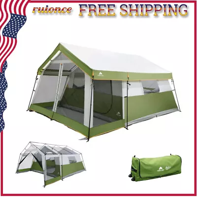 Family Cabin Tent 8-Person Camping Tent Portable 1 Room W/ Screen Porch Outdoor • $129