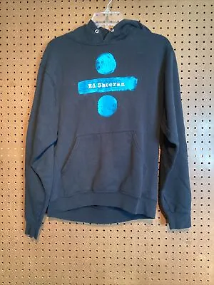 Ed Sheeran Divide Tour Black Blue Hoodie Sweatshirt Sz Small #17 • £19.23