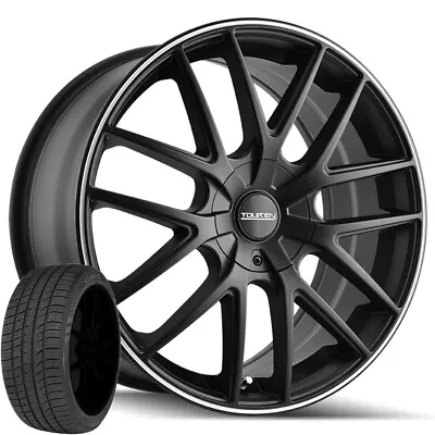 (Set Of 4) TR60 17x7.5 5x100/5x4.5  Matte Black Rims/225/55ZR17 Kumho PA51 Tires • $1129.99