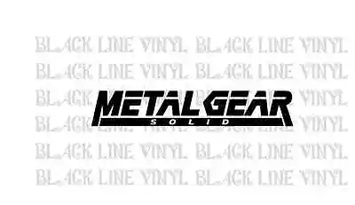 METAL GEAR SOLID 9x2 Sticker Decal Vinyl Ps4 Xbox Console (Alt. Color Available) • $9.99