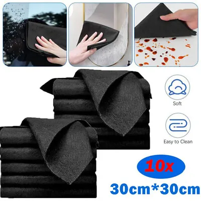 10X Thickened Magic Cleaning Cloth Microfiber Clean For Window Mirror Glass Car • £5.59