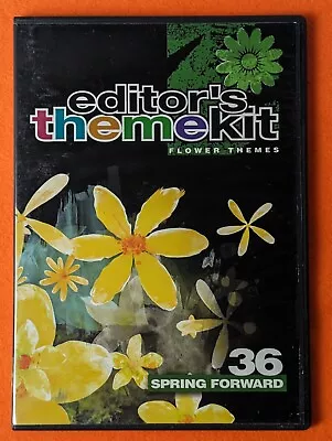 Digital Juice Software Editor's Theme Kit DVD #36 SPRING FORWARD Yellow Flowers • $10