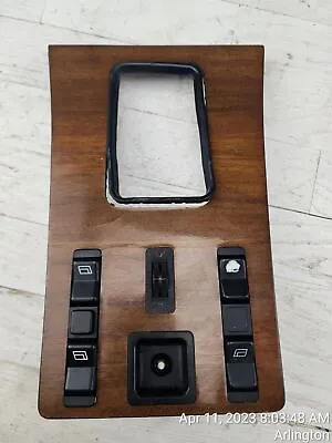 1990 Mercedes Benz W126 Zebrano Wood Center Console Shift Bezel Panel XI • $149.95