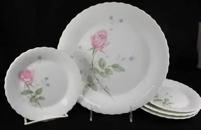 Mikasa APRIL ROSE Plates - 2 Bread & Butter 2 Salad 1 Dinner B2053 GREAT COND • $78.88
