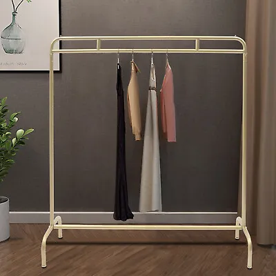 Heavy Duty Metal Garment Rack Modern Clothing Rail Clothing Store Free Standing • $92