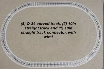 LIONEL FASTRACK TRACK  40x60 OVAL 2025060! Fasttrack Straight Curve Circle Set • $99.95