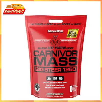 NEW Carnivor Mass Chocolate Big Steer 1250 15 Lb (Packaging May Vary) • $167.08