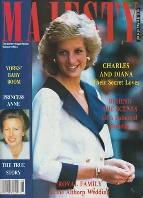 Royalty And Majesty Magazines (12) Princess Diana KL2472 • $26.25