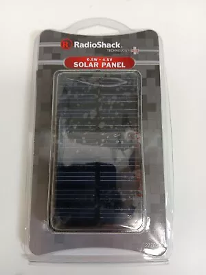 Radio Shack Solar Panel 0.5w • 4.5v (NEW / SEALED PACKAGE) • $8.99