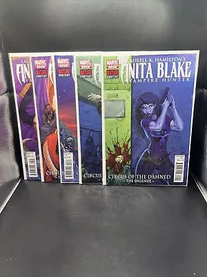 Anita Blake Vampire Hunter Circus Of The Damned Ingenue 1-5 Marvel 2011 (B44)(3) • $29.99