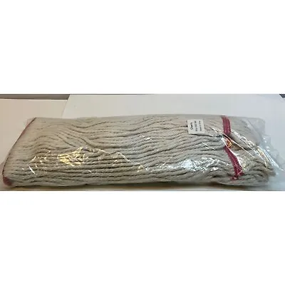 Mop Heads 20  Inch Heavy Duty Industrial Grade Loop Ends Red Band New In Package • $6.59