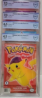 Pokemon: Surf's Up Pikachu ⚡ 1 (4.5) 2 (6.5) 3 (7.0) 4 (7.0) 1st Print CBCS  • $259.99