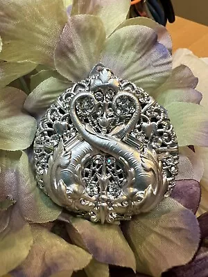 Vintage Victorian  Snake Bridal Bouquet  Photo Locket/pendant  Handmade OOAK • $68.50