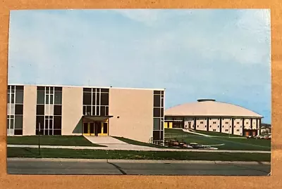 Unused Postcard -community High School & Circular Gym Marshalltown Iowa • $2.12