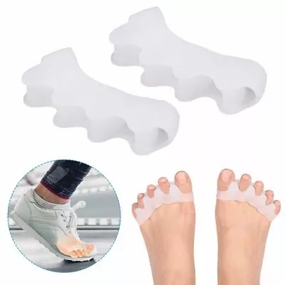 2pcs Gel Toe Separators Orthotics Stretchers Alignment Align Correct Pain Relief • $6.25