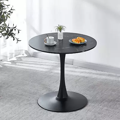 Tulip Special Dining TableBLACK Marble TopMDF Dining Table Exective Desk • $145.99