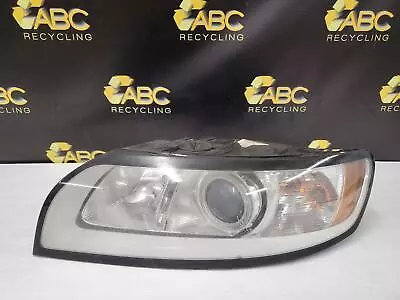 2008-2011 Volvo S40 Left Driver Halogen Headlight Assembly ID 31265706 OEM • $130