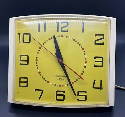Vintage General Electric Telechron Electric Wall Clock 2H041 • $18