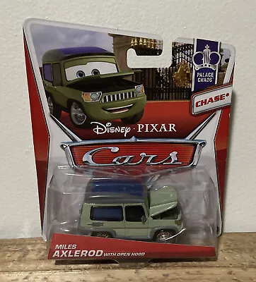 Disney Pixar Cars 2 Miles Axlerod With Open Hood Palace Chaos Chase • $34.99