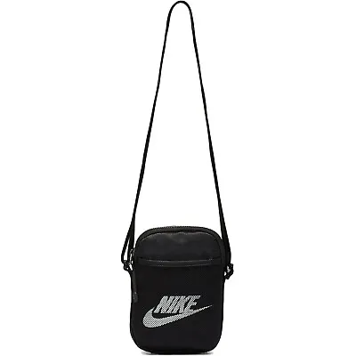 Nike BA5871-010 Unisex Heritage Small Items Bag Black • $33.45