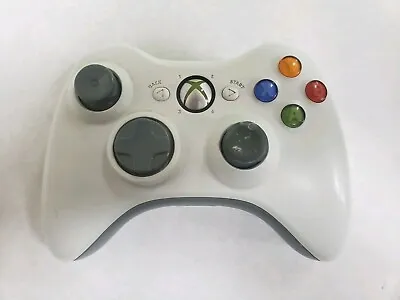  B  Official Microsoft Xbox 360 White Wireless Controller Genuine Original OEM • $17.99