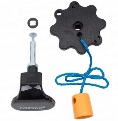 £18.25 • Buy GARADOR Garage Door Black Locking Handle Internal Rope Lock Handle OJ-HDL-11805