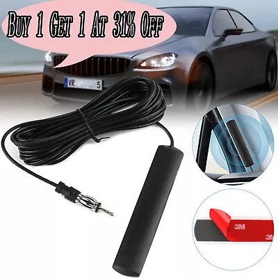 New Car AM FM Radio Antenna Glass Internal Mount Windscreen Amplified Aerial • £4.30