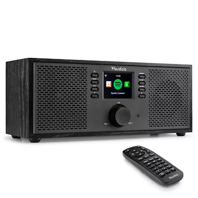 Audizio 102.432 Rimini Internet Radio WiFi BT Black • £76.99