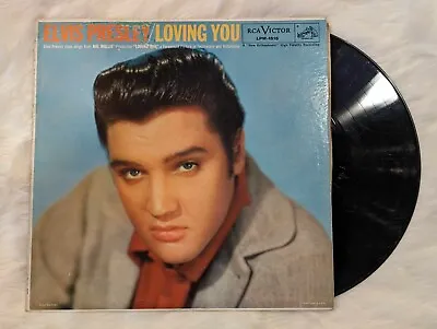 Elvis Presley - Loving You Vinyl 1957 LPM-1515 Mono Good Condition • $15
