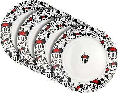 Disney All Over Minnie Salad Plate Set Of 4 Multicolor  • $36.46