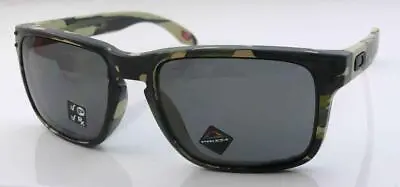 Oakley Polarized Sunglasses Holbrook Camo Woodland Spin Frame Prizm Grey Lenses • £148.77