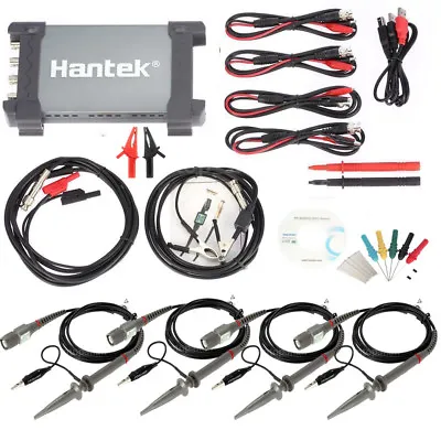 6074BE Hantek Diagnostic Tool USB 1GSa/s 70MHz Car Auto Digital Oscilloscope 4CH • $237.49