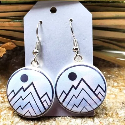 Outdoors PNW Inspired Earrings Pacific Northwest Outdoors Mountains Jewelry NWT • $15