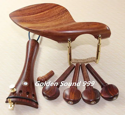 1 Set High Quality Rosewood Violin Fittings 4/4 Violin Parts Accessories • $18.99