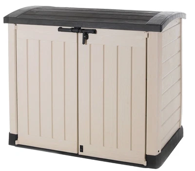 £199.99 • Buy Keter Store-It Out ARC Plastic Garden Storage Box Shed Outdoor Beige|Brown 1200L