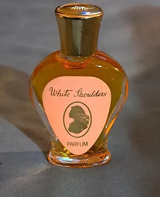 Vtg White Shoulders Perfume Evyan PURE PARFUM MINI .25oz/7.5ml MINIATURE Full • $30