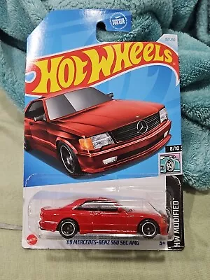 Hot Wheels '89 Mercedes-Benz 560 SEC AMG Red #82 82/250 - 2024  HW  • $7.99