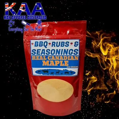 BBQ Rub Canadian Maple BBQ Rubs Glaze 200g Smoking American BBQ Hark ProQ • $7