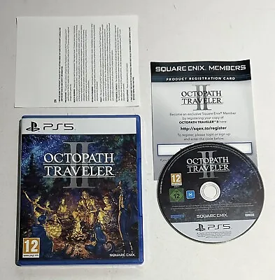 Octopath Traveler II 2 Sony PlayStation 5 PS5 Boxed PAL • £27.99