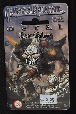 Mage Knight Limited Edition Metal Mini ~ Bone Golem 525~ Sealed! • $9.99